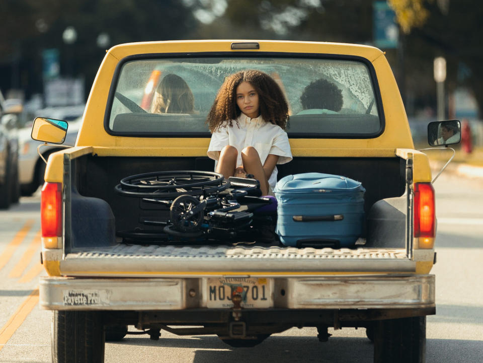 Nico Parker in "Suncoast." Photo by Eric Zachanowich. Courtesy of Searchlight Pictures. © 2024 Searchlight Pictures All Rights Reserved.