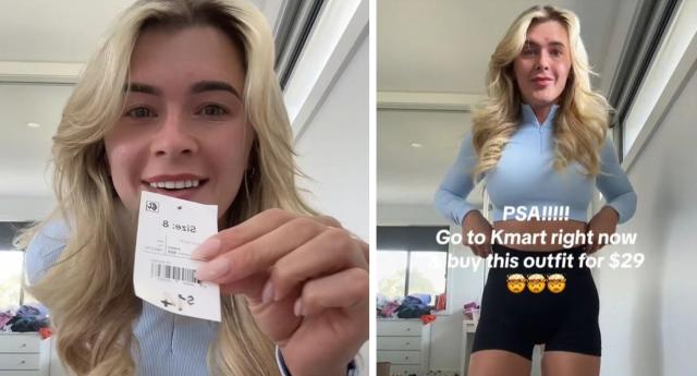 Kmart $29 outfit this Aussie fitness influencer says 'makes your booty look  unreal