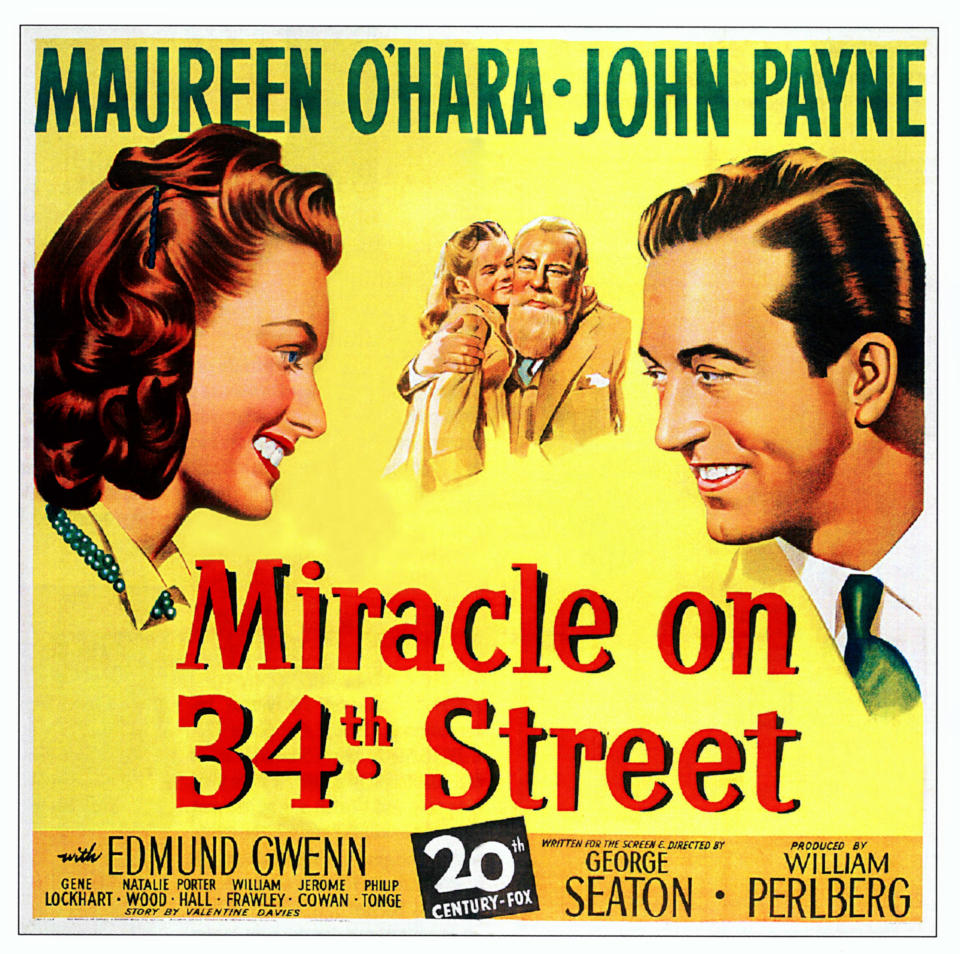 the poster for Miracle on 34th Street