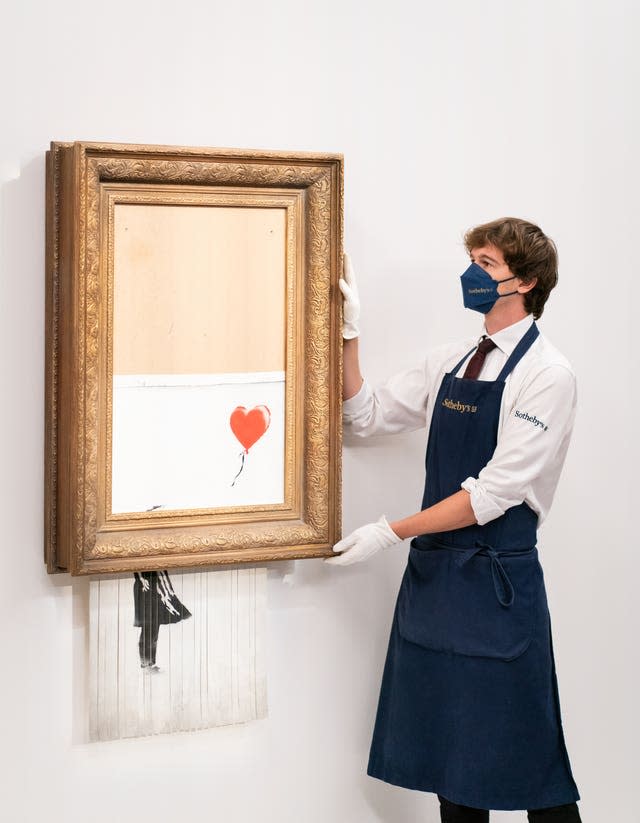 Sotheby’s – Love is in the Bin – Banksy sale