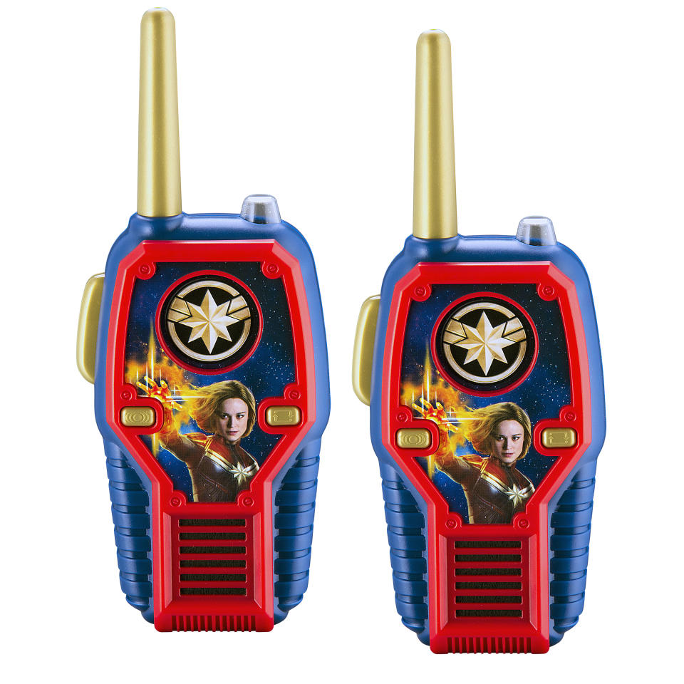 Captain Marvel walkie-talkies (Photo: KidDesigns)