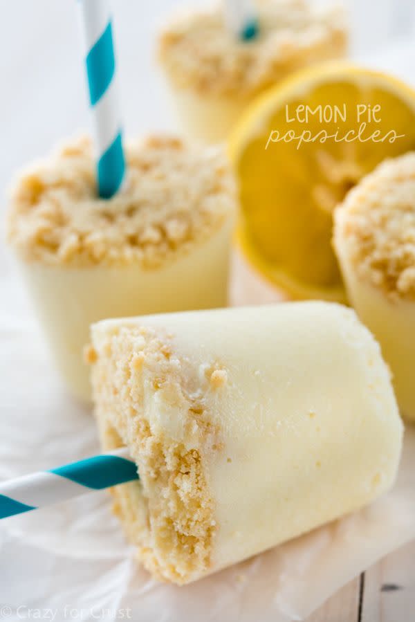 Lemon Pie Popsicles