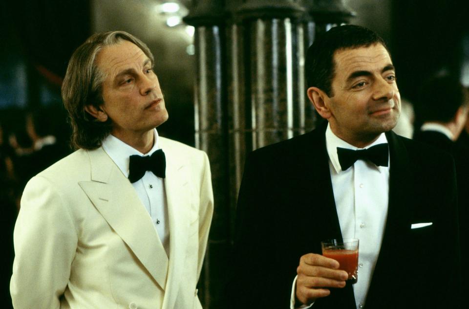 John Malkovich and Rowan Atkinson in 2003's Johnny English (Alamy)