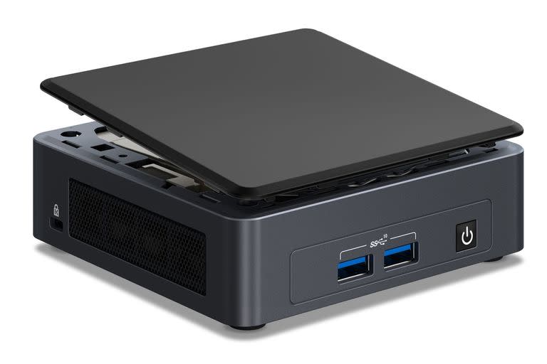 Una Intel NUC con procesador Core de 11ma generación