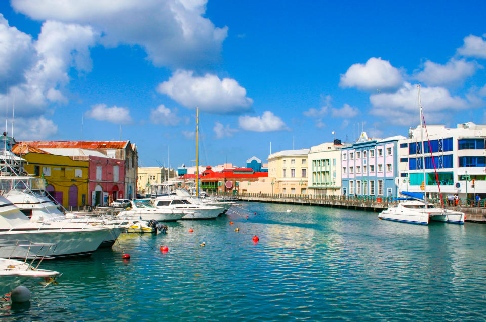 A marina in Bridgetown, Barbados. (Photo: Getty)