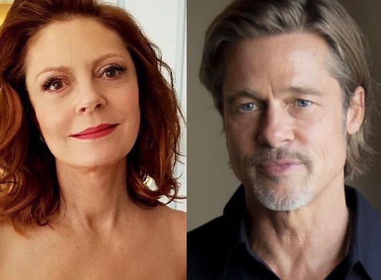 Susan Sarandon dijo que que Brad Pitt la sorprendió en Thelma & Louise: “Fue más que una cara bonita”