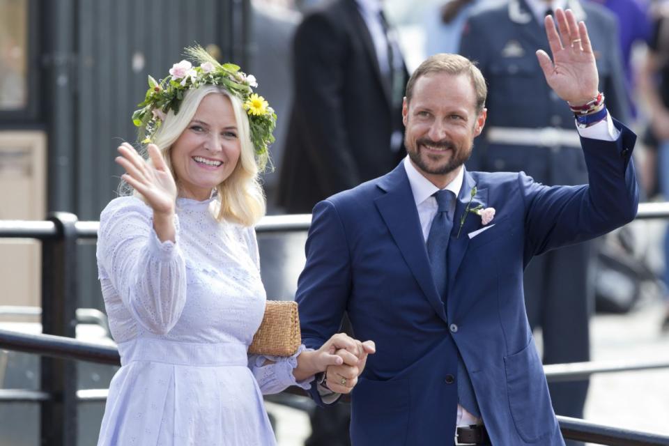 Das königliche Paar steht in der Thronfolge in erster Reihe, die beiden werden also der nächste König und die nächste Königin von Norwegen. Foto: Getty