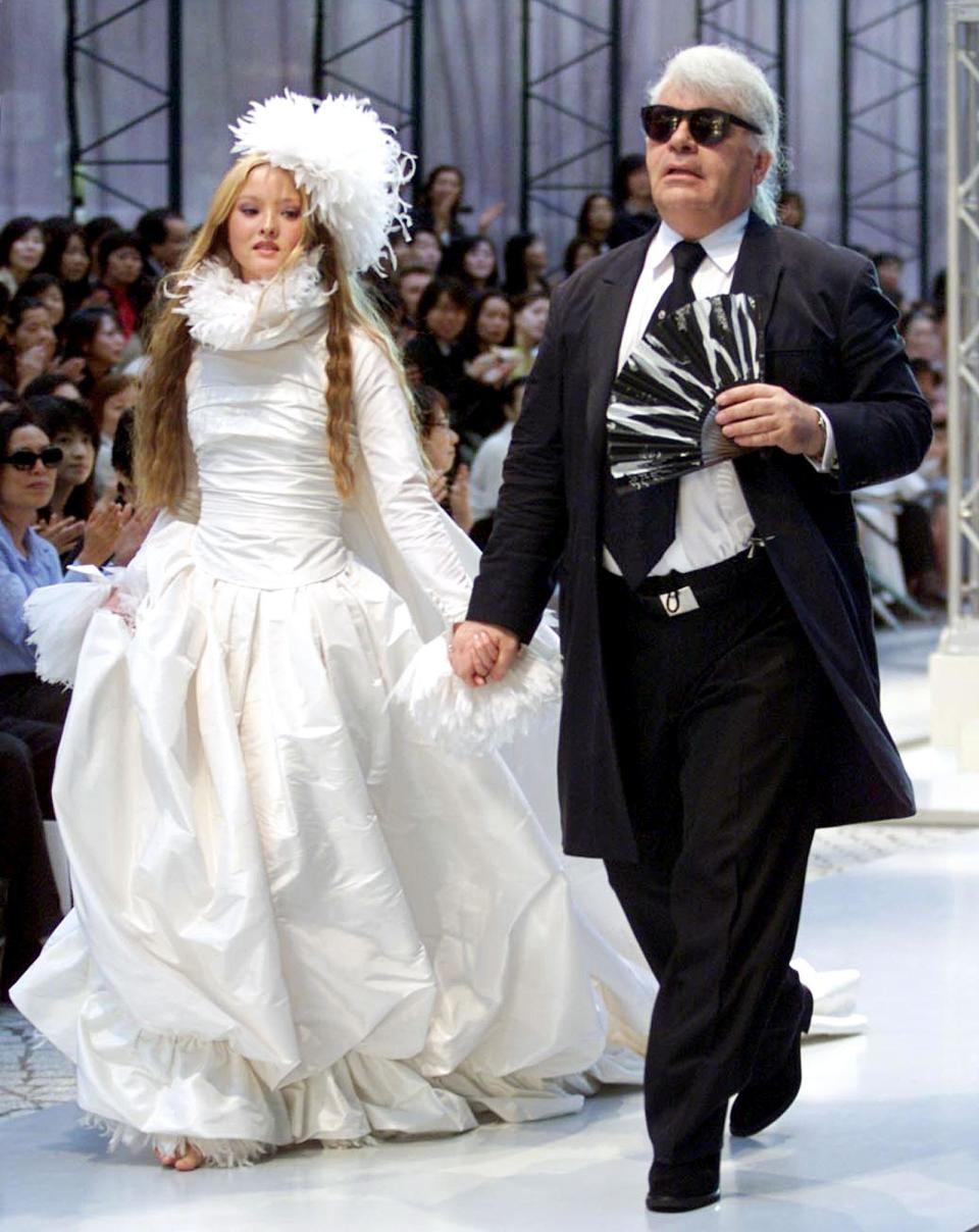 Karl Lagerfeld am 12. Mai 2000