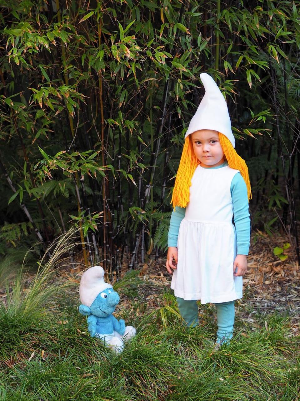 DIY Smurf and Smurfette Costumes