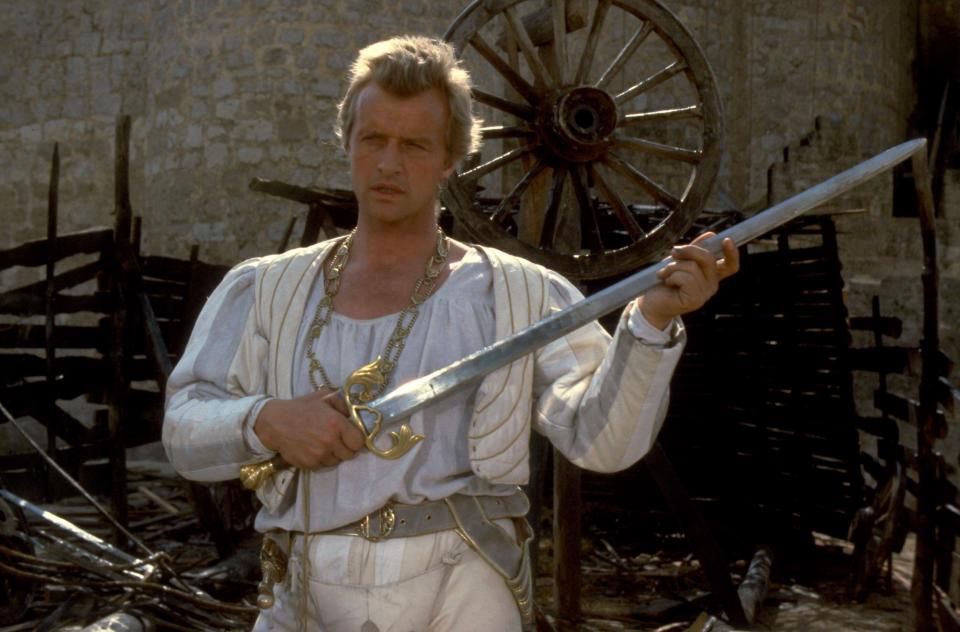 Rutger Hauer in Paul Verhoeven's Flesh+Blood, a big influence on Rebel Moon. (Alamy)