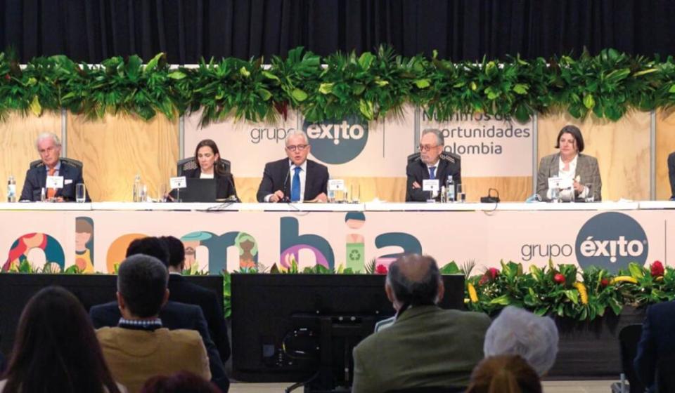 La Junta Directiva de Grupo Éxito se deberá aprobar en la Asamblea de Accionistas del 23 de marzo. Foto: Grupo Éxito.