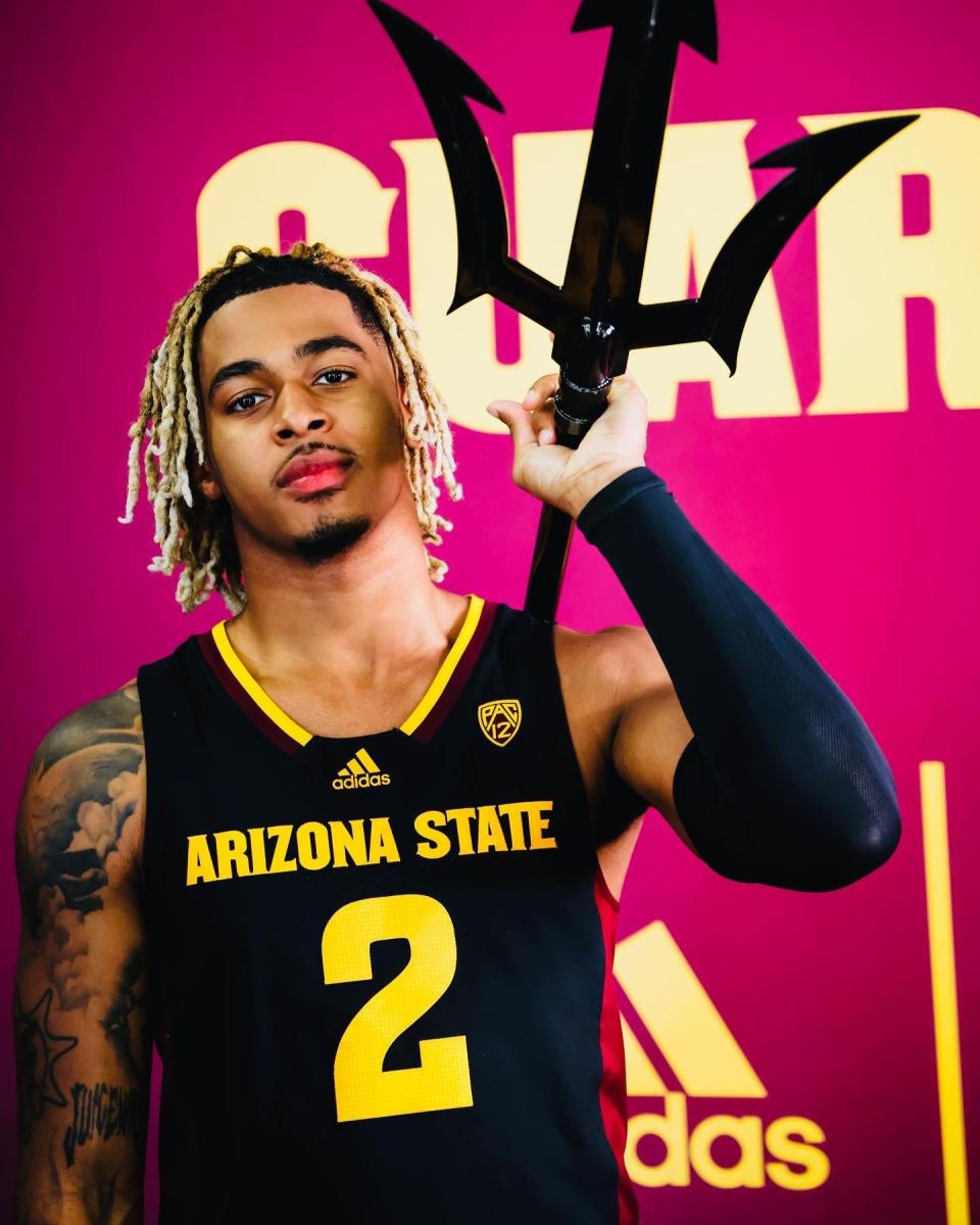 Peoria native Adam Miller has committed to play basketball at Arizona State, he announced April 17, 2023.