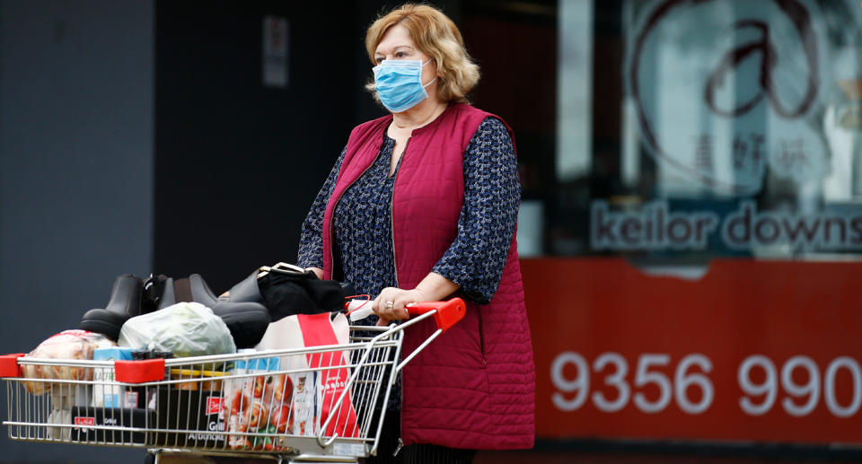 The study demonstrated how wearing a mask even when in close proximity to others could prove beneficial. Source: File/Getty Images