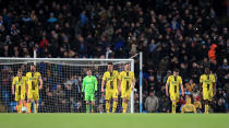 The Brewers were pummelled 9-0 by Manchester City in a nightmarish League Cup semi-final and nowface a second leg back on home turf.But heck, at least it wasnt 149-0...