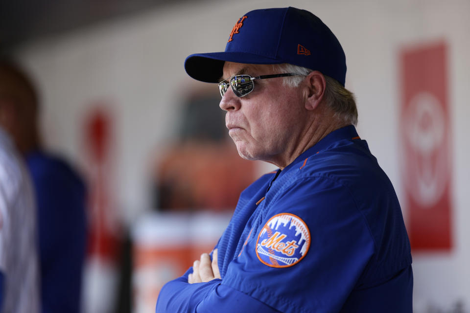 The Mets have fired Buck Showalter after just two seasons in the role after the historically expensive 2023 squad drastically underperformed. (Photo by Adam Hunger/Getty Images)