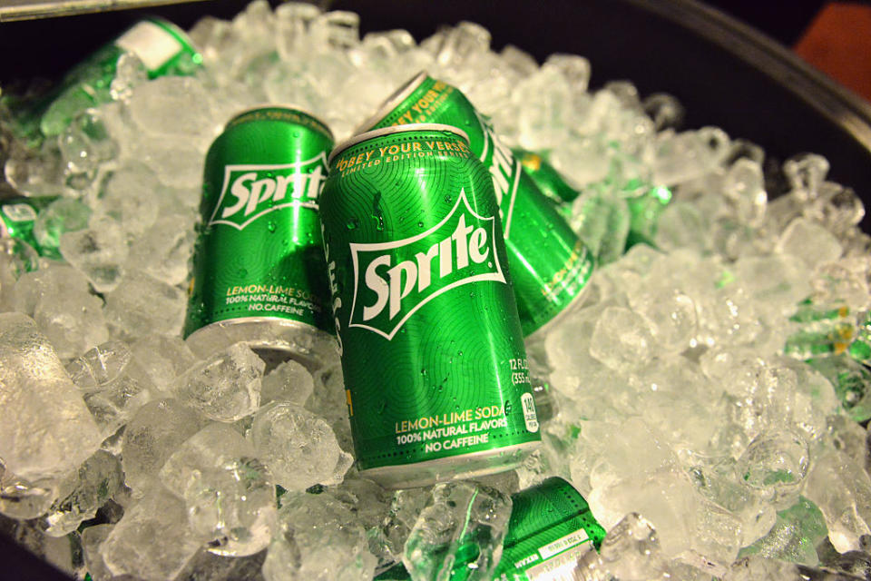 <p>Research has found that Sprite helps break down the poisons that causes nasty hangover symptoms [Photo: Getty] </p>