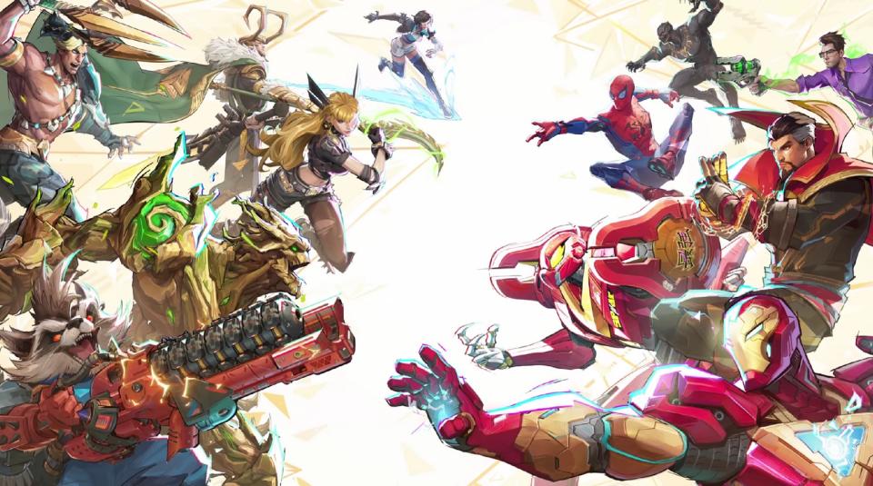 Marvel Rivals splash screen