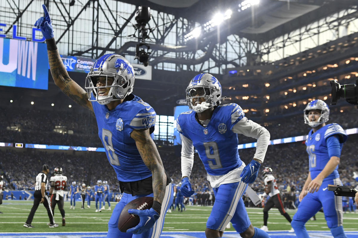 Goff threw two touchdowns and the Lions would compete for the NFC Championship after defeating the Bucs 31–23.