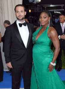 Alexis Ohanian and Serena Williams at the Met Gala in May.