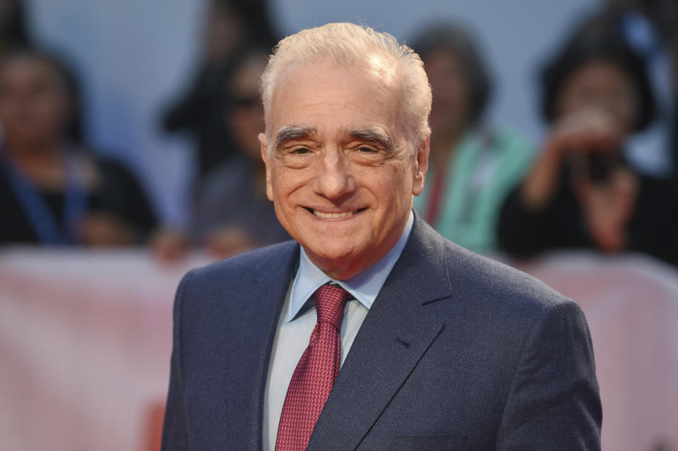 Executive producer Martin Scorsese attends the premiere for "Once Were Brothers: Robbie Robertson and The Band" on day one of the Toronto International Film Festival at the Roy Thomson Hall on Thursday, Sept. 5, 2019, in Toronto. (Photo by Evan Agostini/Invision/AP)