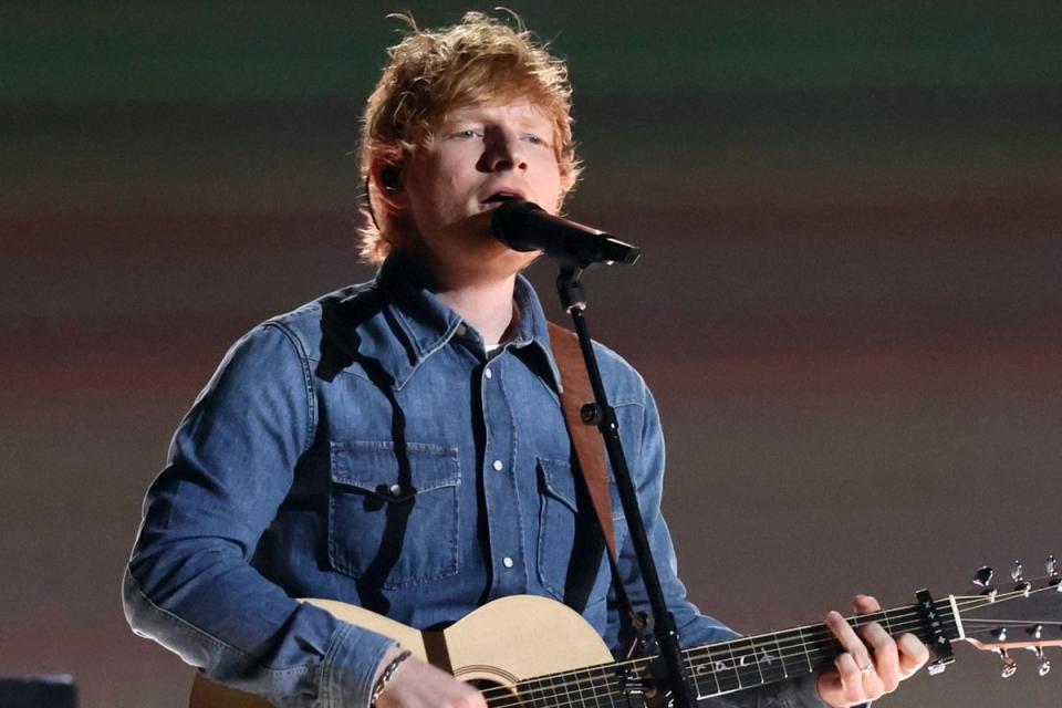 Ed Sheeran makes first live appearance after copyright court drama (Getty Images)