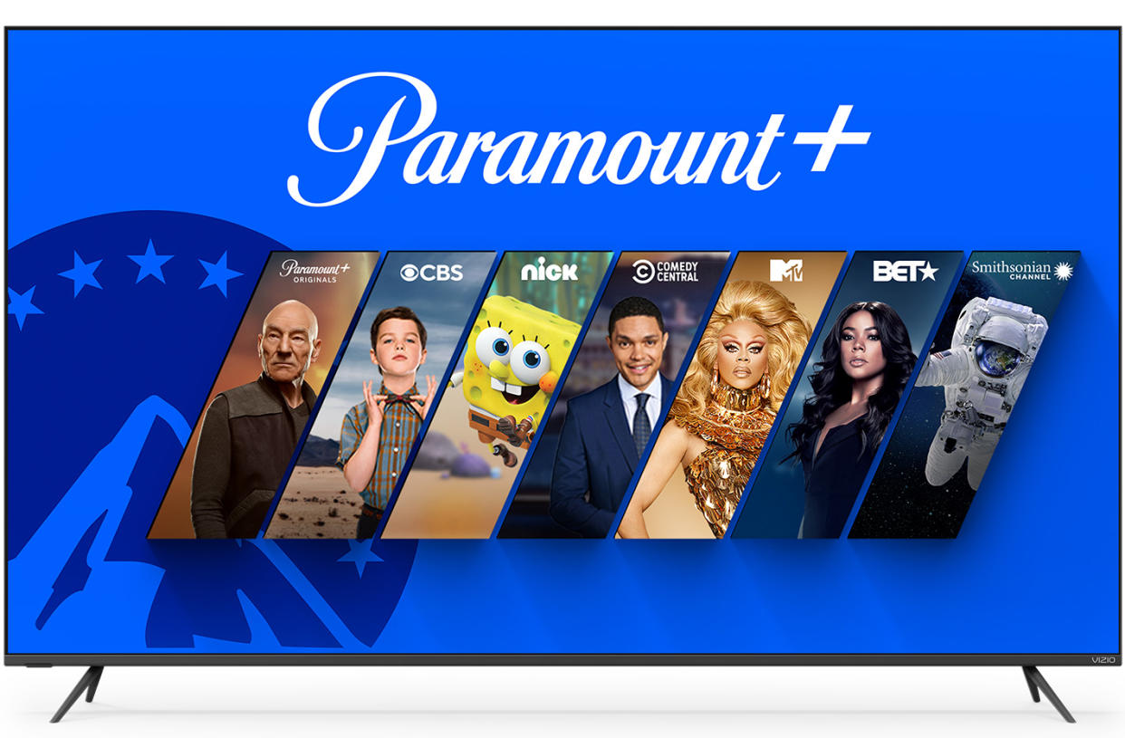  Paramount Plus home screen. 