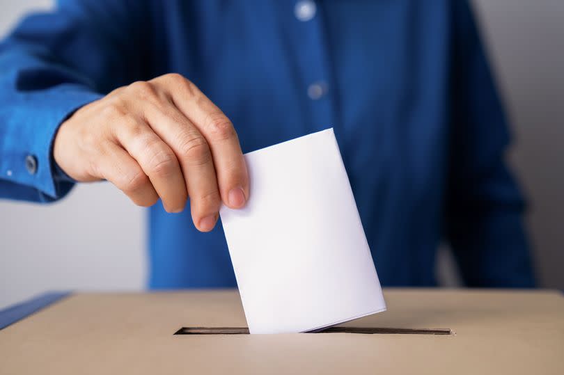 Voting box and election image,election