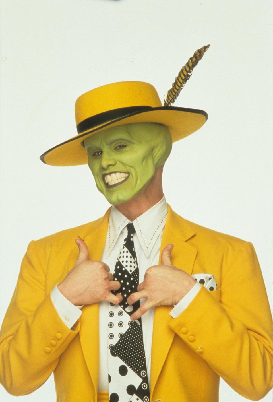 Jim Carrey publicity portrait for the film 'The Mask', 1994. (Photo by New Line Cinema/Getty Images)