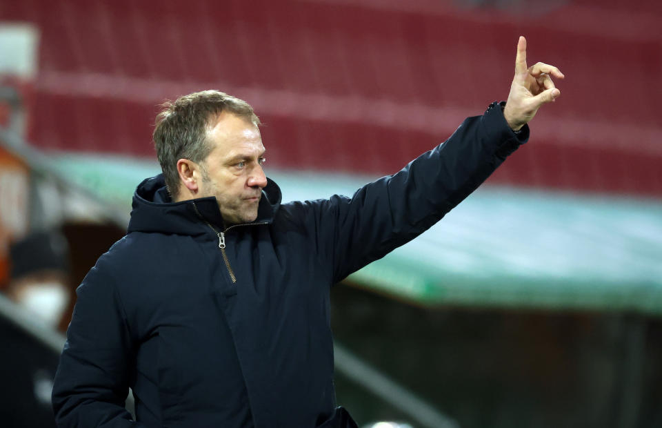 Bayern Münchens Trainer Hansi Flick. (Bild: Stefan Matzke - sampics/Corbis via Getty Images)