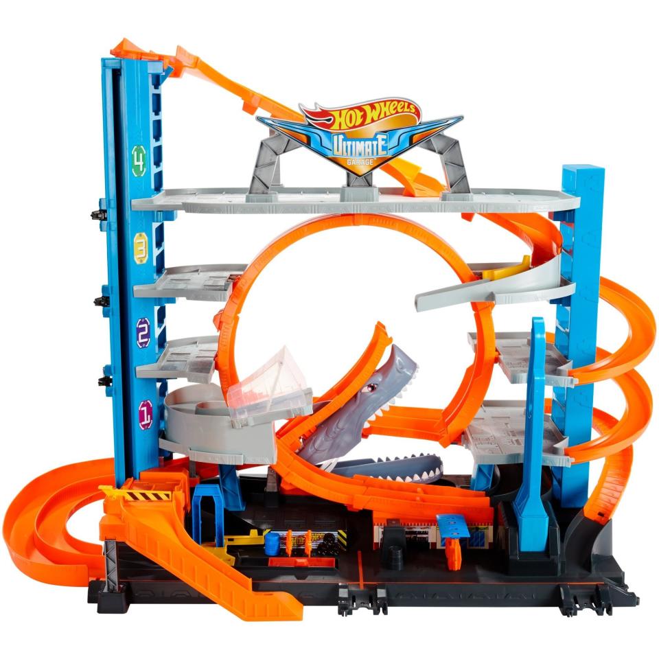 Hot Wheels Ultimate Garage Tower Shark Loop Racetrack. (Photo: Walmart)