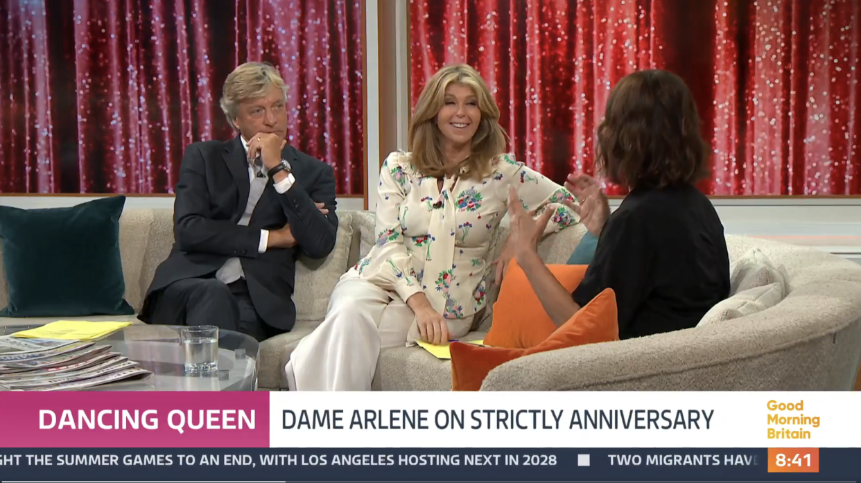 Kate Garraway and Richard Madeley interviewed Arlene Phillips. (ITV screengrab)