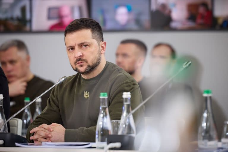 El presidente de Ucrania, Volodimir Zelensky.