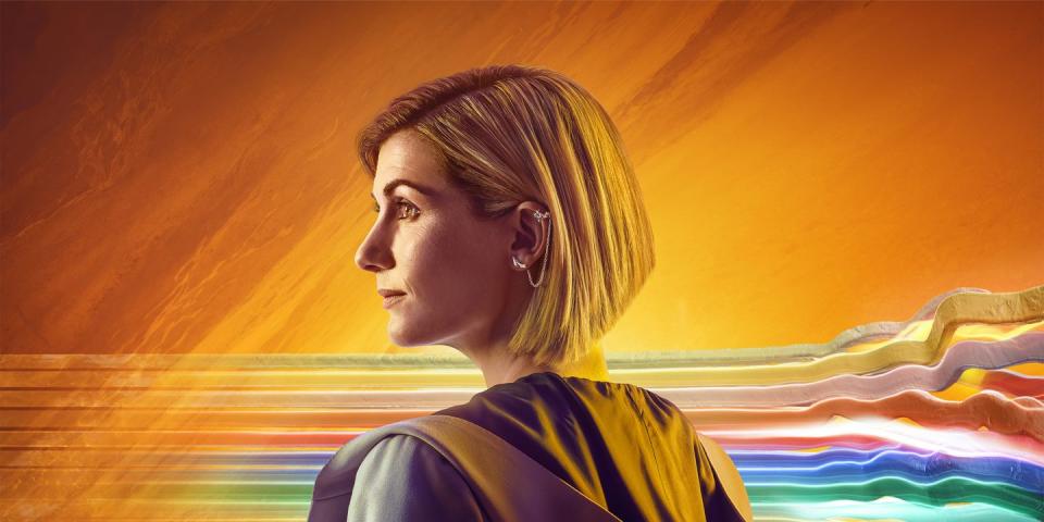 doctor who flux series 13 artwork featuring jodie whittaker