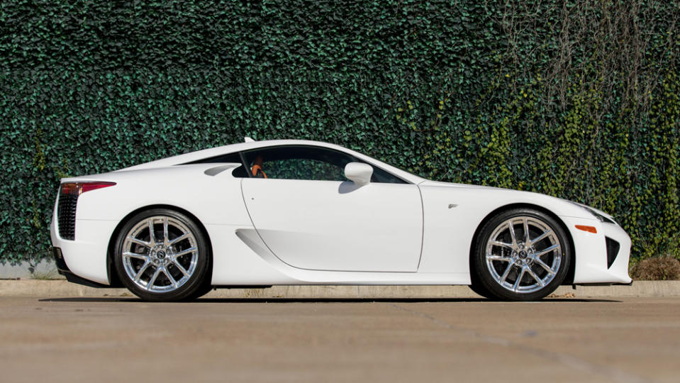 The 2012 Lexus LFA supercar being presented by RM Sotheby’s on January 27, 2022. - Credit: Photo by Rasy Ran, courtesy of RM Sotheby's.