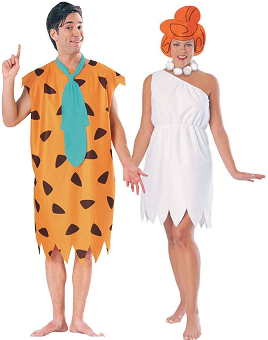 Fred and Wilma Flinstone couples costume, best couples Halloween costumes 2021