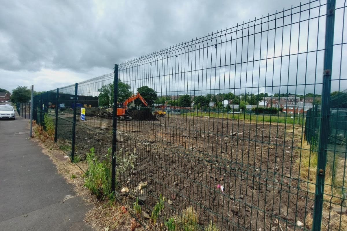Work has begun on a major new development in Blackburn opposite a primary school. <i>(Image: Nq)</i>