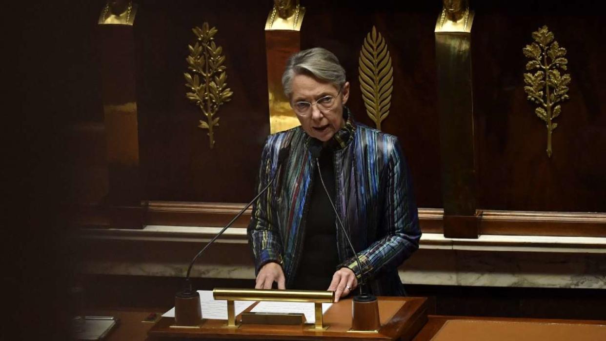 Photo : Élisabeth Borne à l’Assemblée nationale le 6 décembre 2022.