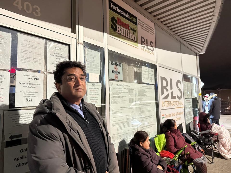 Pratik Verman wants to attend a family wedding. He joined the line at 4 pm to be able to apply at 8 am the next day.
