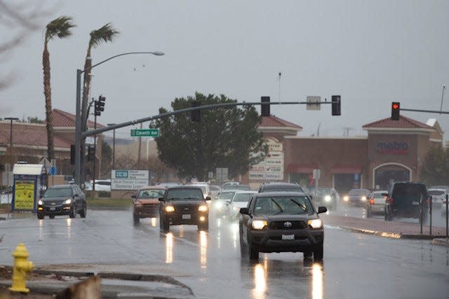 A storm passed through San Bernardino County on Tuesday, March 21, 2023.