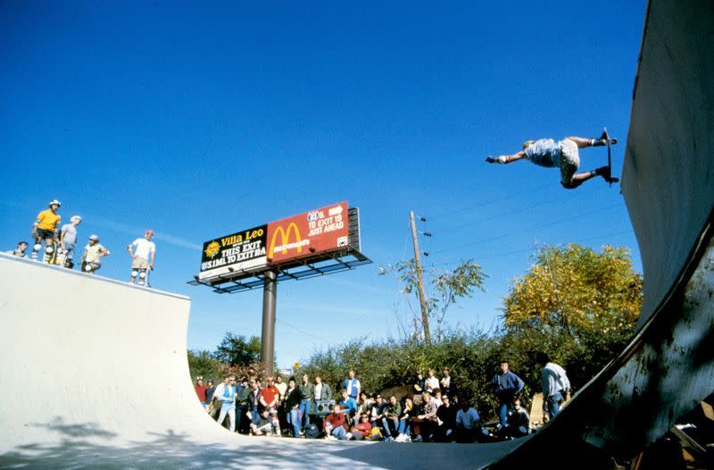 vintage skateboarding