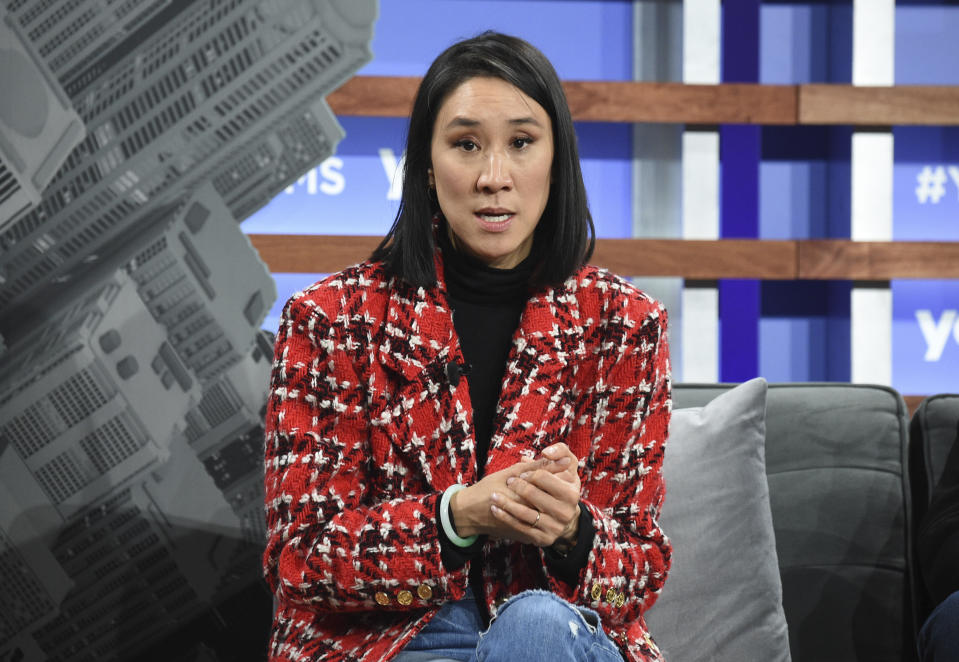 Instagram director of fashion partnerships Eva Chen participates in the Yahoo Finance All Markets Summit at Union West on Thursday, Oct. 10, 2019, in New York. (Photo by Evan Agostini/Invision/AP)