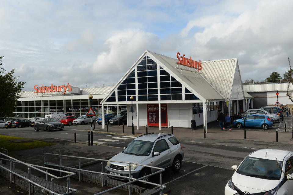 Mr Higgins is accused of manslaughter following the collision at this Sainsbury's in Pontllanfraith, South Wales in March. (Wales News)