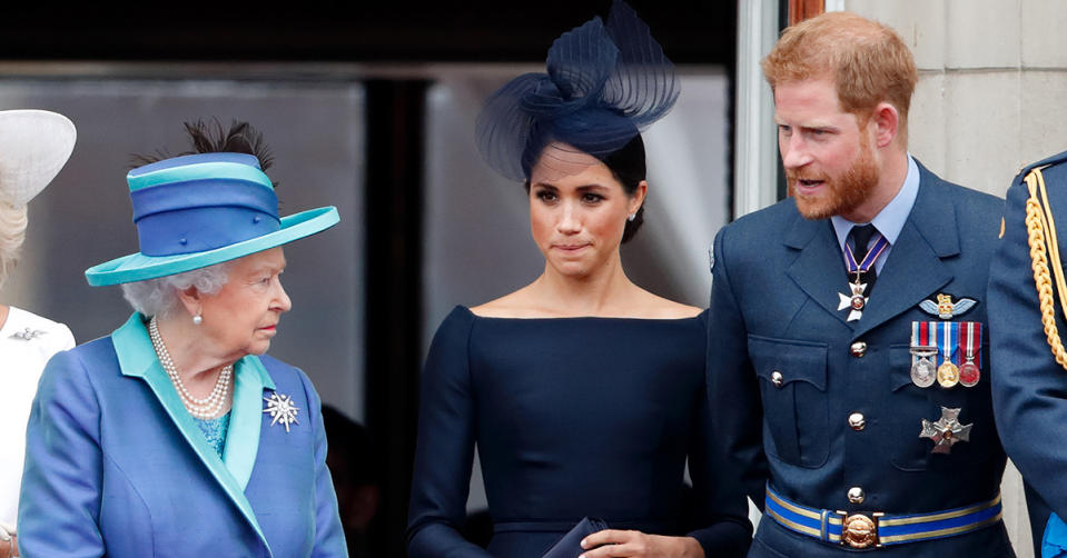 Queen, Meghan Markle and Prince Harry