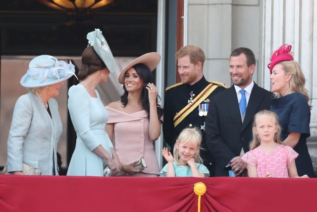 The Duchess of Sussex stepped out to her first-ever Trooping the Colour event on Saturday, in honor of Her Majesty's birthday.