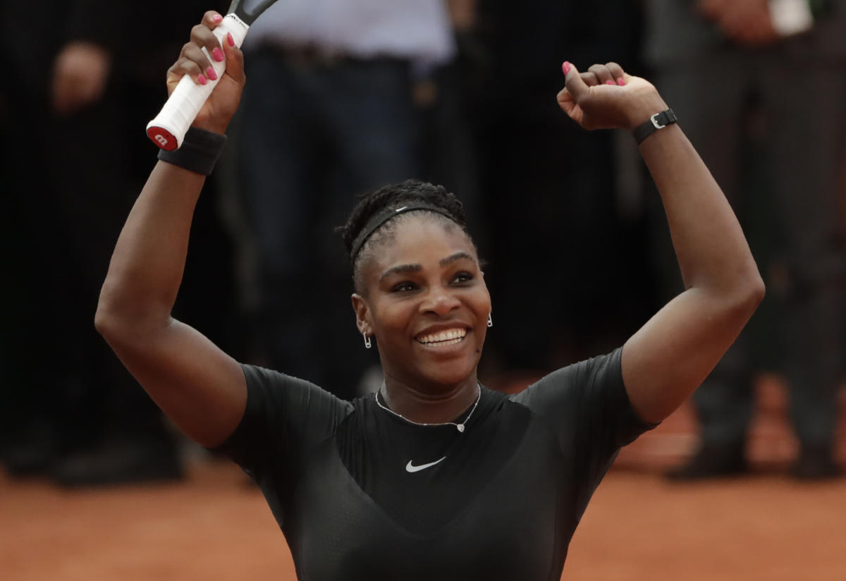 Serena Williams criticised for saying giving birth will make her a