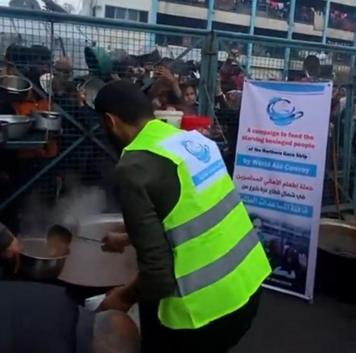 World Aid Convoy worker in Gaza