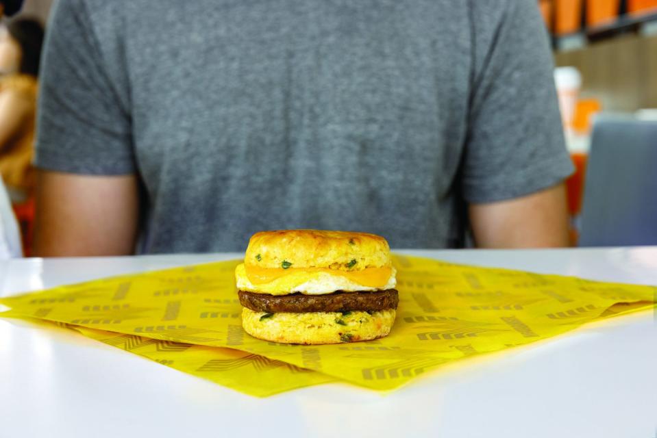 The Jalapeño Cheddar Biscuit makes its return for breakfast at Whataburger.