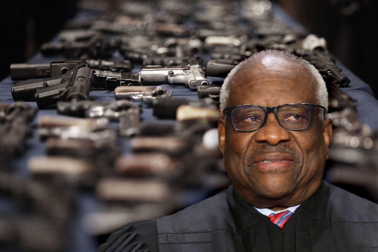 Clarence Thomas | Guns Photo illustration by Salon/Getty Images