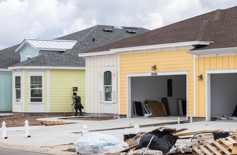 At Latitude Margaritaville Watersound, construction is roaring ahead at full speed. More than 100 homes already are occupied with another 340 under construction.