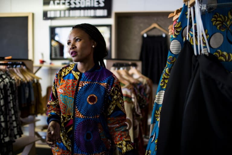 Fashion designer Mandisa Zwane is one of dozens of township entrepreneurs being helped by Soweto's Box Shop not for profit organisation